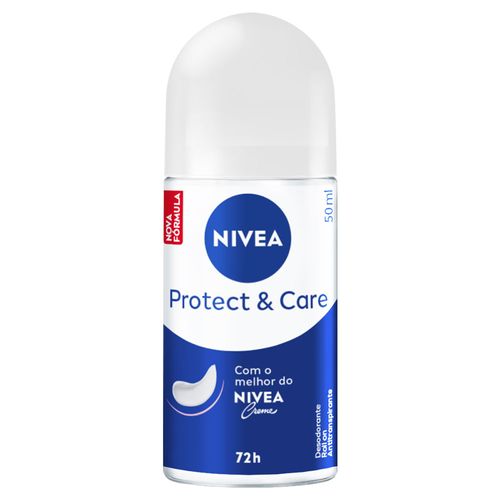 Desodorante Nivea Rollon Feminino Protect Care 50ml
