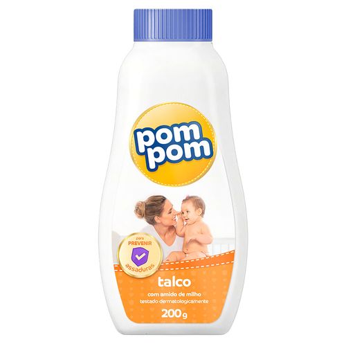 Talco Infantil Pompom Frasco 200g