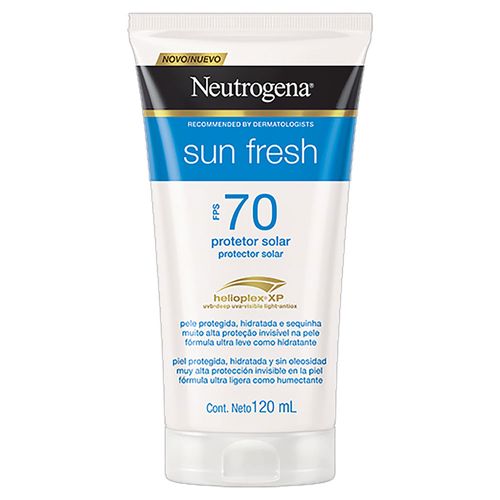 Protetor Solar Neutrogena Sun Fresh FPS70 Frasco 120ml