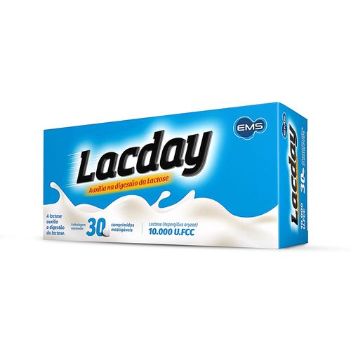 Lacday Caixa 30 Comprimidos Mastigáveis