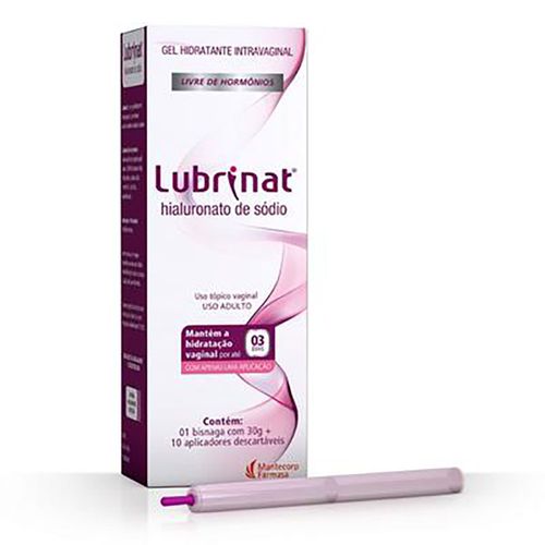 Gel Vaginal Lubrinat Bisnaga 30g + 10 Aplicadores
