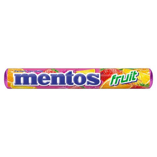 Bala Mentos Stick Frutas 38g