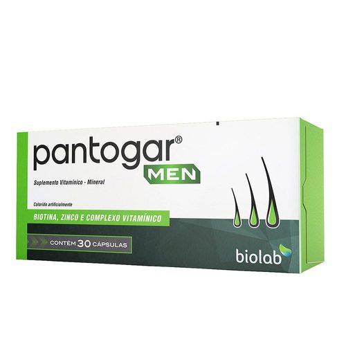 Pantogar Men Caixa 30 Cápsulas