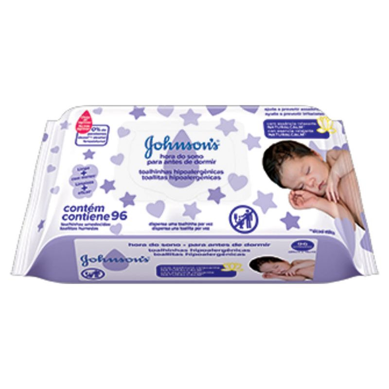 Toalhinhas-Umedecidas-Johnsons-Baby-Hora-do-Sono-96-Unidades