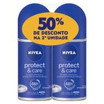 Kit-Desodorante-Nivea-Rollon-Feminino-Protect-Care-50ml-2-Unidades-Desconto-de-50%-na-segunda-unidad