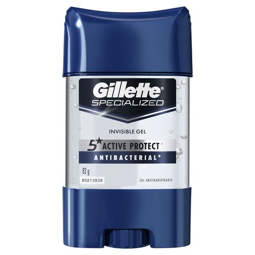 Desodorante Gillette Clear Gel Antibacteriano 82g