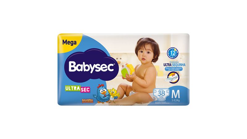 Fralda-Babysec-Galinha-Pintadinha-Ultra-Sec-Jumbo-Tamanho-M