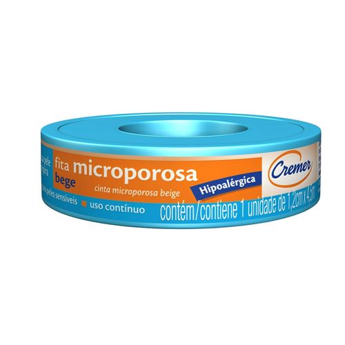 Esparadrapo Cremer Microporosa Bege 12cm X 4,5m