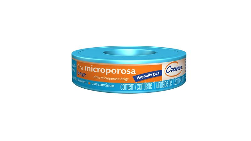 Esparadrapo-Cremer-Microporoso-Bege-1,2cm-x-4,5m