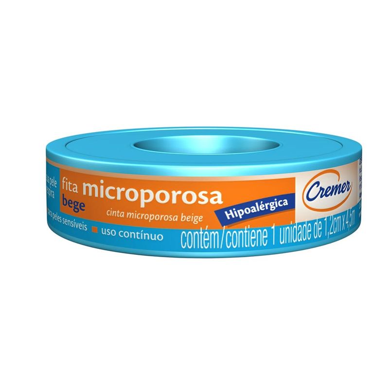 Esparadrapo-Cremer-Microporoso-Bege-1,2cm-x-4,5m