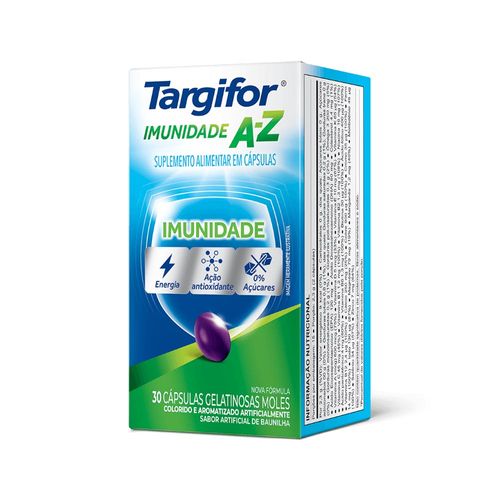 Suplemento alimentar Targifor Imunidade A-Z 30 cápsulas