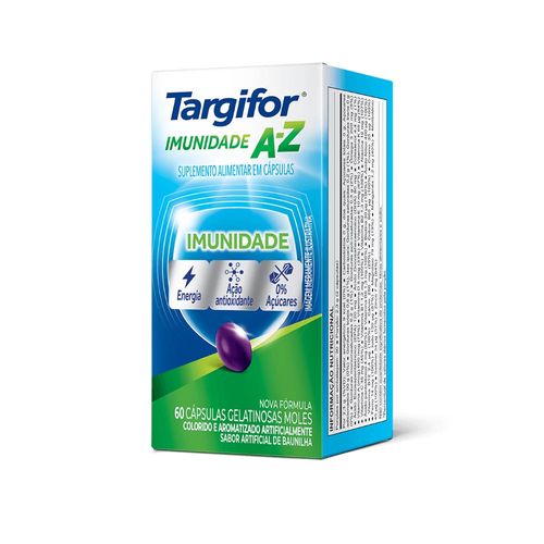 Suplemento alimentar Targifor Imunidade A-Z 60 cápsulas