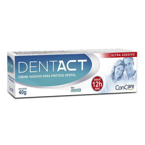 Fixador de Dentadura Dentact Sabor Menta 40g