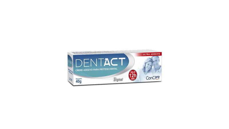 Fixador-de-Dentadura-Dentact-Sabor-Original-40g