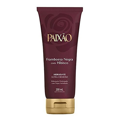 Loção Hidratante Paixão Framboesa Negra Frasco 200ml