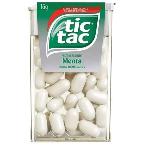 Pastilha Tic Tac Menta Caixa 16g