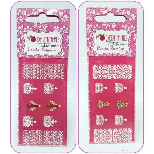 Adesivos para Unhas Moderninhas Renda Premium