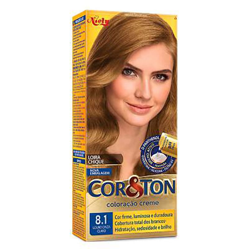 Tintura-Cor-&-Ton-Kit-Básico-8.1-Louro-Cinza-Claro