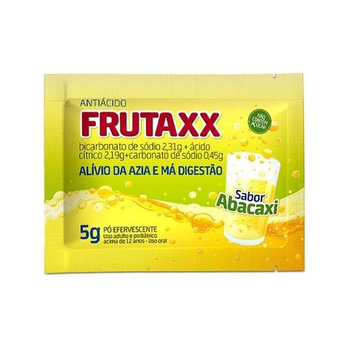 Frutaxx Efervescente Sabor Abacaxi Envelope 5g