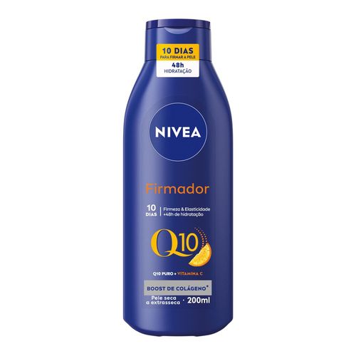 Loção Hidratante Nivea Firmador Q10 Vitamina C Pele Seca a Extrasseca Frasco 200ml