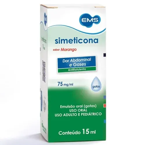 Simeticona 75mg Ems Genérico Gotas 15ml
