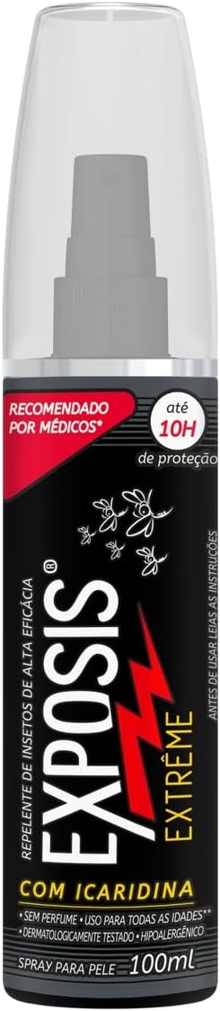 Repelente Exposis Extreme Spray Frasco 100ml