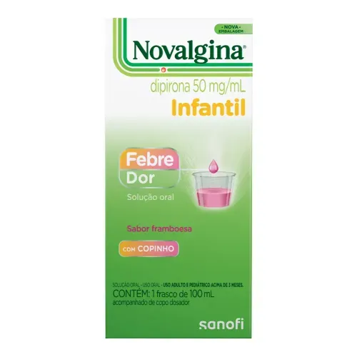 Novalgina 50mg/ml Solução Oral Frasco 100ml + Copo Medidor