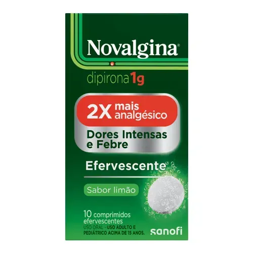 Novalgina 1G 10 Comprimidos Efervescentes Dipirona