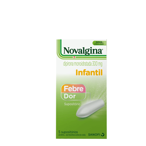 Novalgina Supositório 5 Unidades Dipirona