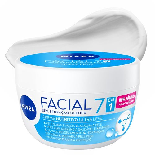 NIVEA Creme Facial Nutritivo Ultraleve 7 em 1 100g