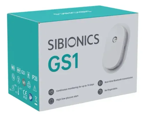 Kit Sibionics CGM GS1 Sistema de Monitoramento Contínuo de Glicose