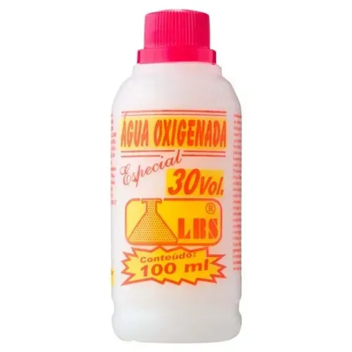 Água Oxigenada 30 Volumes LBS 100ml