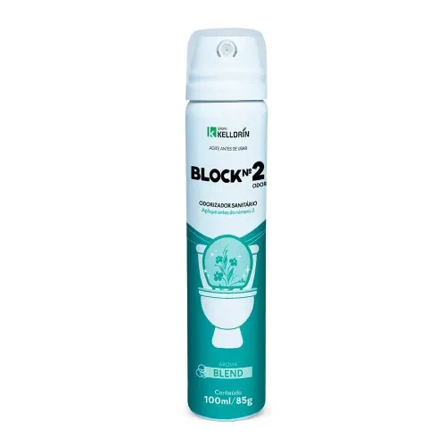 Bloqueador de Odor Sanitário Kelldrin Block N2 Blend Aerossol 100ml