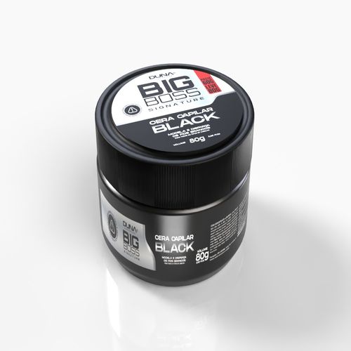 Cera Modeladora Capilar Big Boss Signature Black 80g