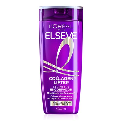 Shampoo L'Oréal Elseve Collagen Lifter Frasco 400ml
