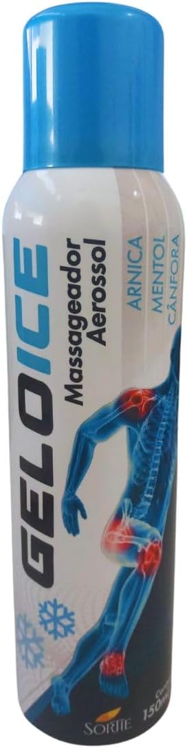 Massageador Gelo Ice Kelldrin Arnica Mentol e Cânfora Aerossol 150ml