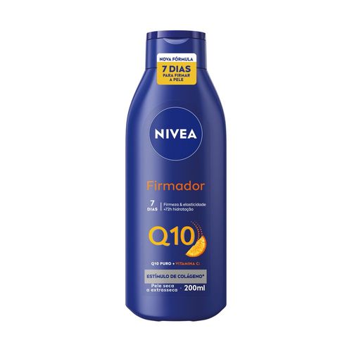 Loção Hidratante Nivea Firmador Q10 Vitamina C Pele Seca a Extrasseca Frasco 200ml