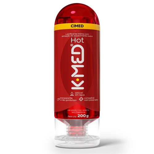 Lubrificante Íntimo K-Med Hot Sex Education 200g