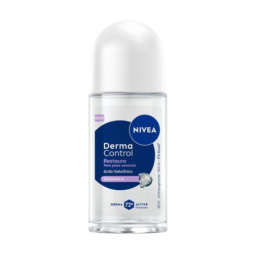 Desodorante Nivea Rollon Feminino Derma Control Restaura 50ml