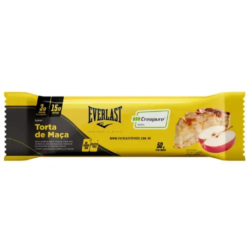 Barra de Proteína Everlast Creapure Torta de Maçã 50g