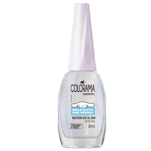 Esmalte Colorama Hello Kitty And Friends Nuvem de Glow Efeitos 8ml