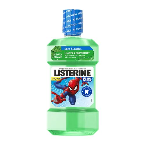 Enxaguatório Bucal Listerine Zero Álcool Menta Suave Kids 250ml