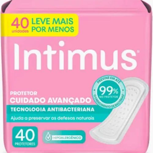 Absorvente Intimus Tecnologia Antibacteriana Sem Abas 40 Unidades