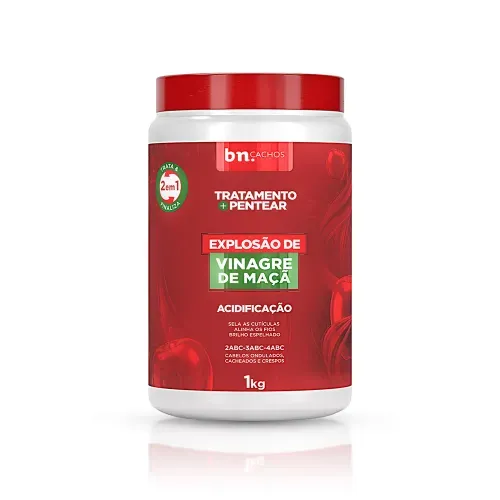 Creme de Tratamento Beleza Natural 2 em 1 Explosão de Vinagre de Maçã 1kg